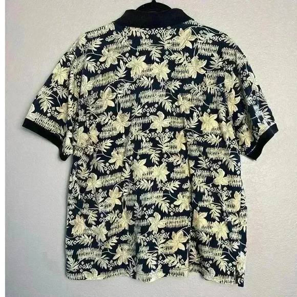 Tori Richard Mens Hawaiian Shirt Size S Polo Made In Hawaii Floral - Picture 2 of 5
